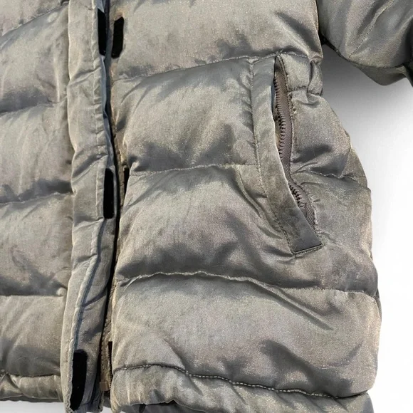 GAP Kids Metallic Silver Puffer Coat - Picture 5 of 7